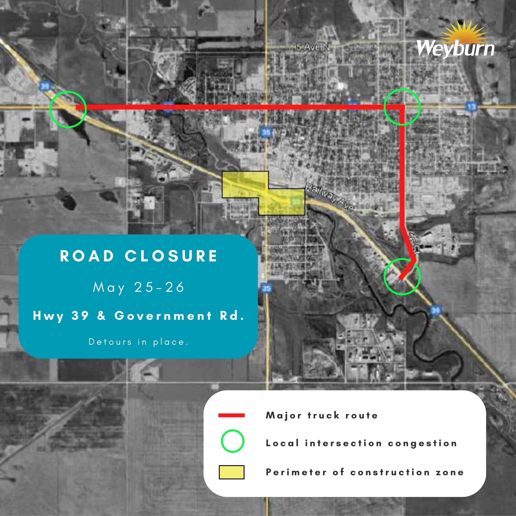 Traffic light work means detours starting today